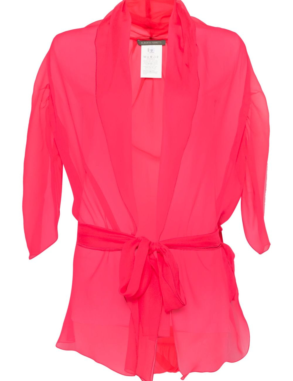 Top in seta in rosa Alberta ferretti - donna 