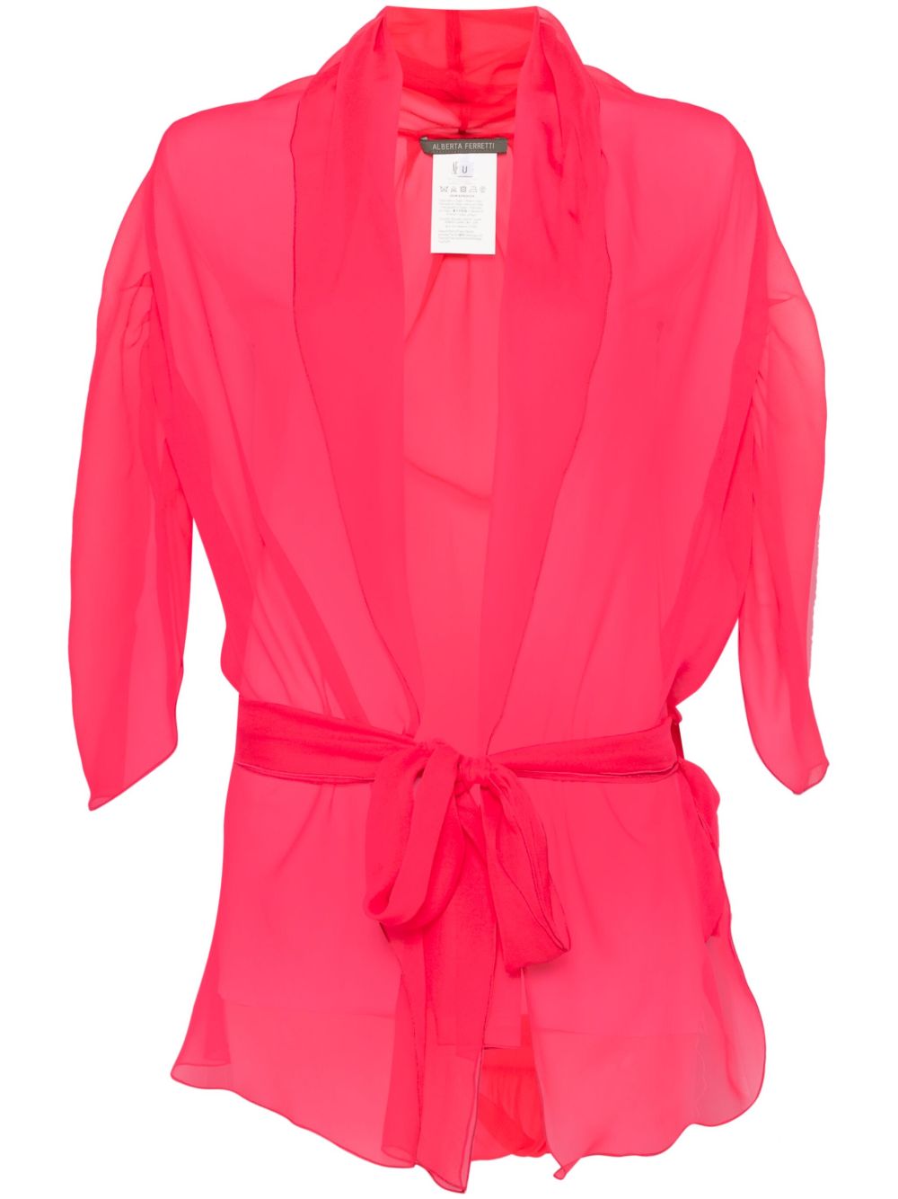 Top in seta in rosa Alberta ferretti - donna 