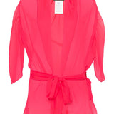 Top in seta in rosa Alberta ferretti - donna 