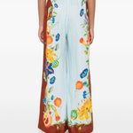 Pantaloni Dahlia con stampa grafica multciolore Alemais - donna 