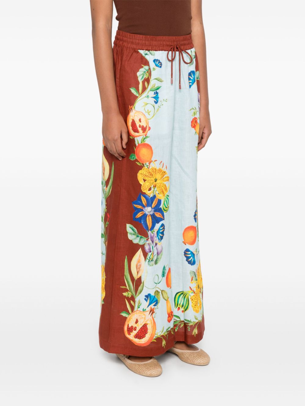 Pantaloni Dahlia con stampa grafica multciolore Alemais - donna 