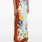 Pantaloni Dahlia con stampa grafica multciolore Alemais - donna 