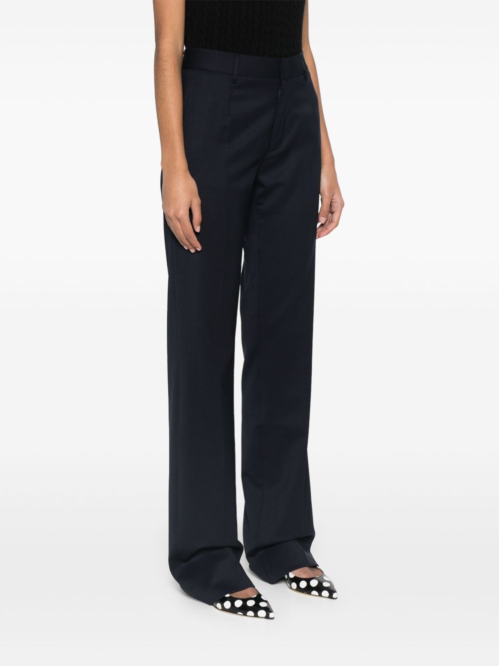 Pantaloni a gamba dritta in blu Alessandra rich - donna 