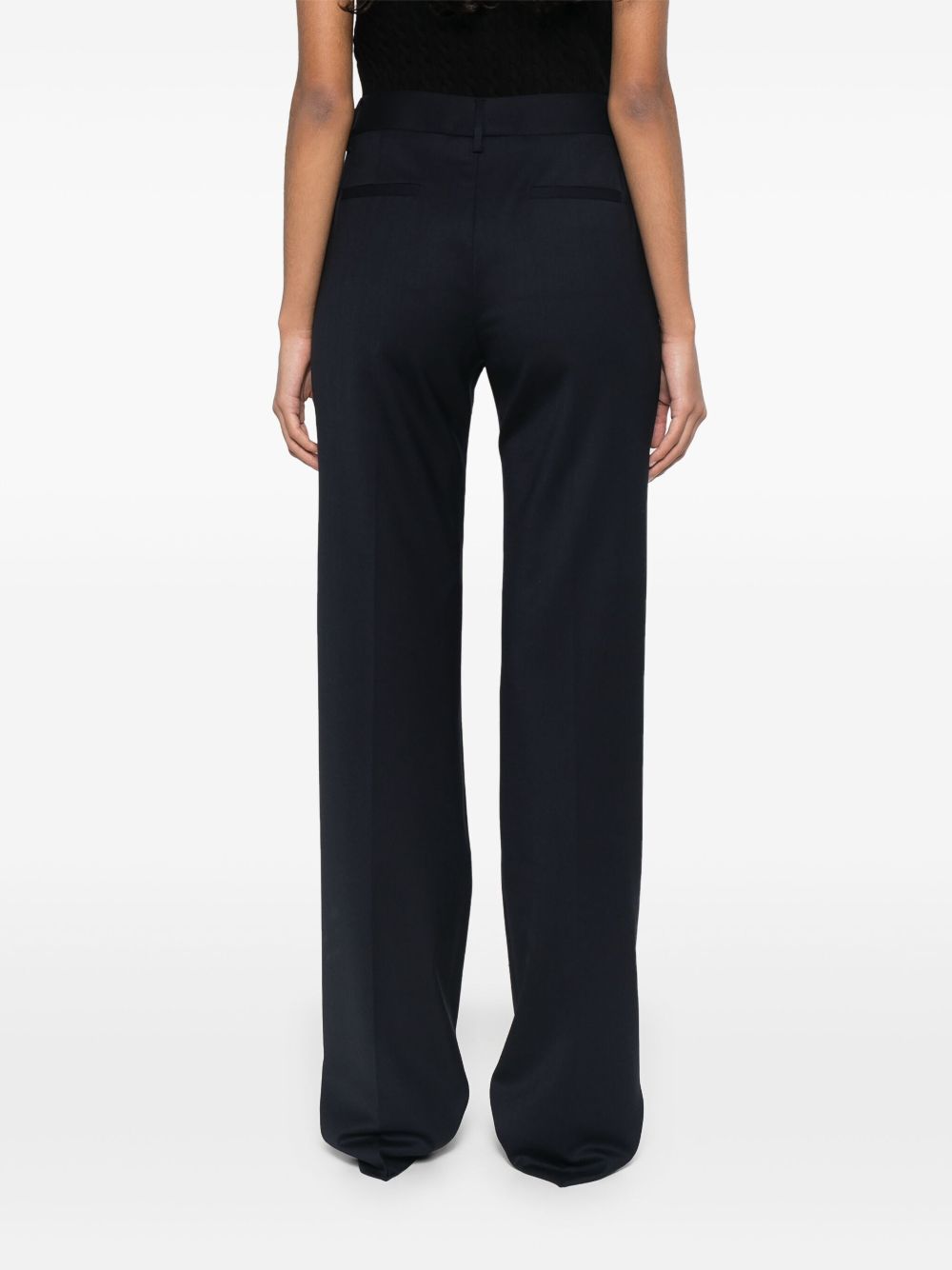 Pantaloni a gamba dritta in blu Alessandra rich - donna 