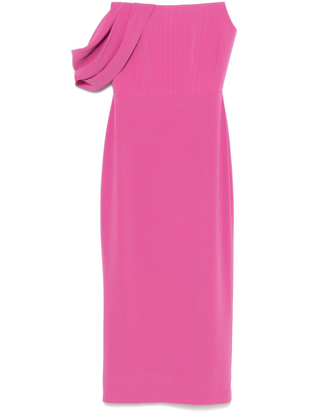 Abito midi con corsetto in rosa Alex perry - donna 