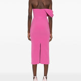 Abito midi con corsetto in rosa Alex perry - donna 