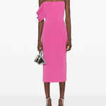Abito midi con corsetto in rosa Alex perry - donna 