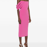Abito midi con corsetto in rosa Alex perry - donna 