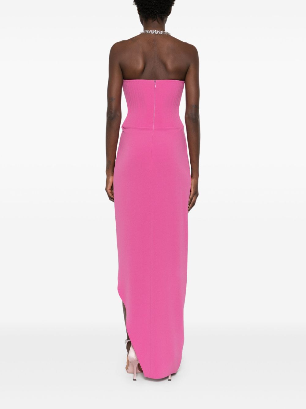 Abito mini con corsetto in rosa Alex perry - donna 
