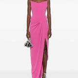 Abito mini con corsetto in rosa Alex perry - donna 