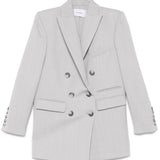 Giacca doppiopetto in grigio Alex perry - donna 