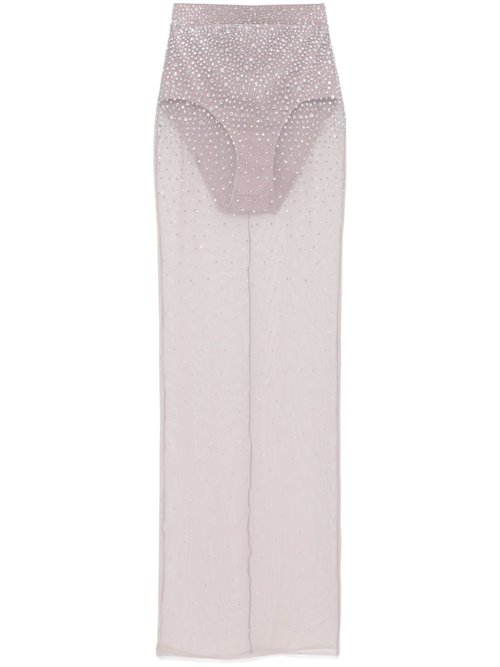 Gonna trasparente con cristalli in grigio Alex perry - donna 