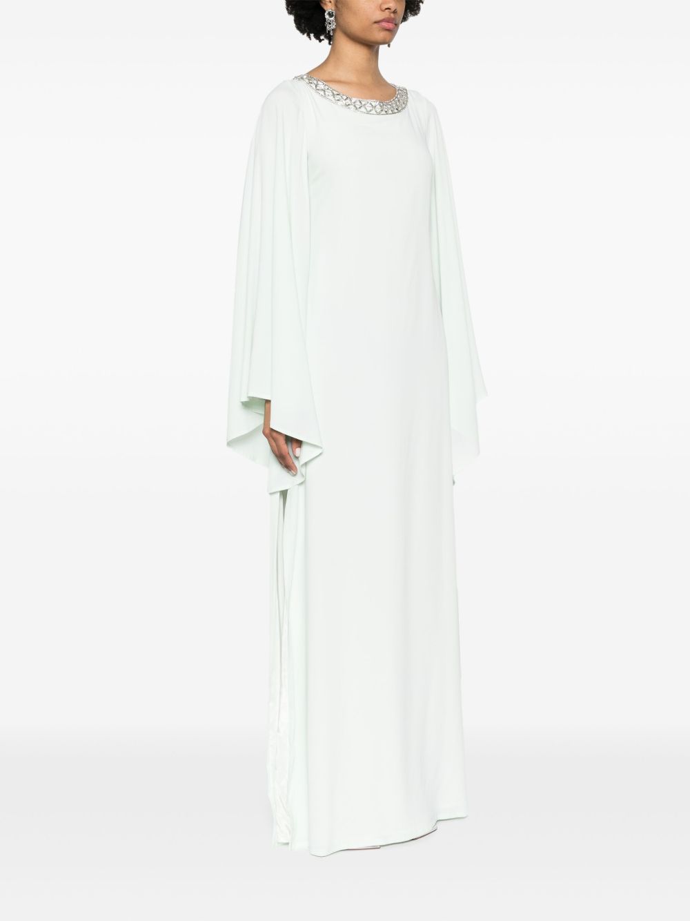 Abito lungo con gemme in verde menta chiaro Amen - donna 
