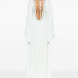 Abito lungo con gemme in verde menta chiaro Amen - donna 