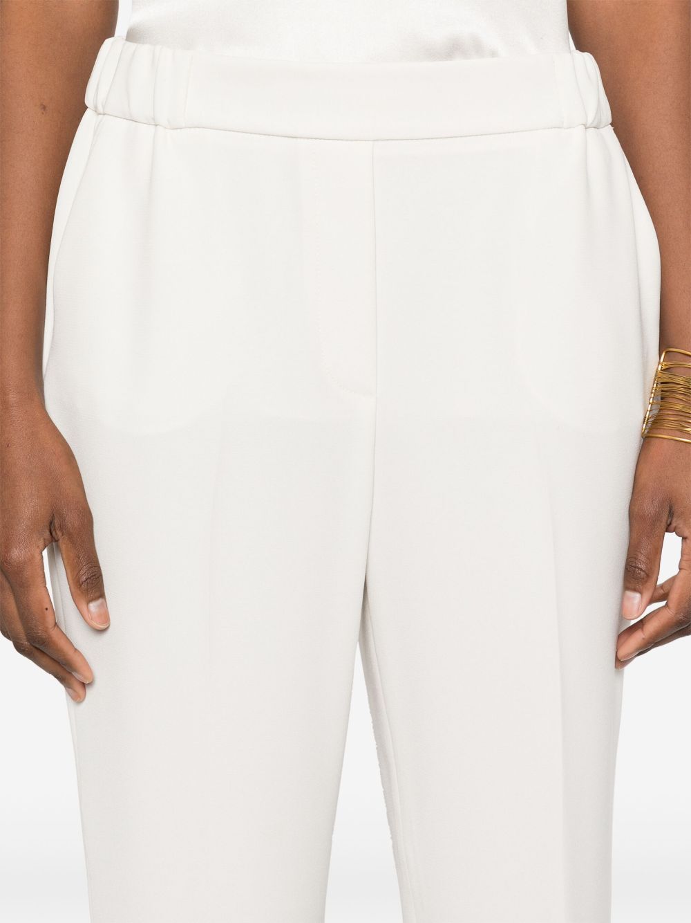 Pantaloni affusolati in avorio Antonelli - donna 