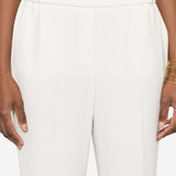 Pantaloni affusolati in bianco 