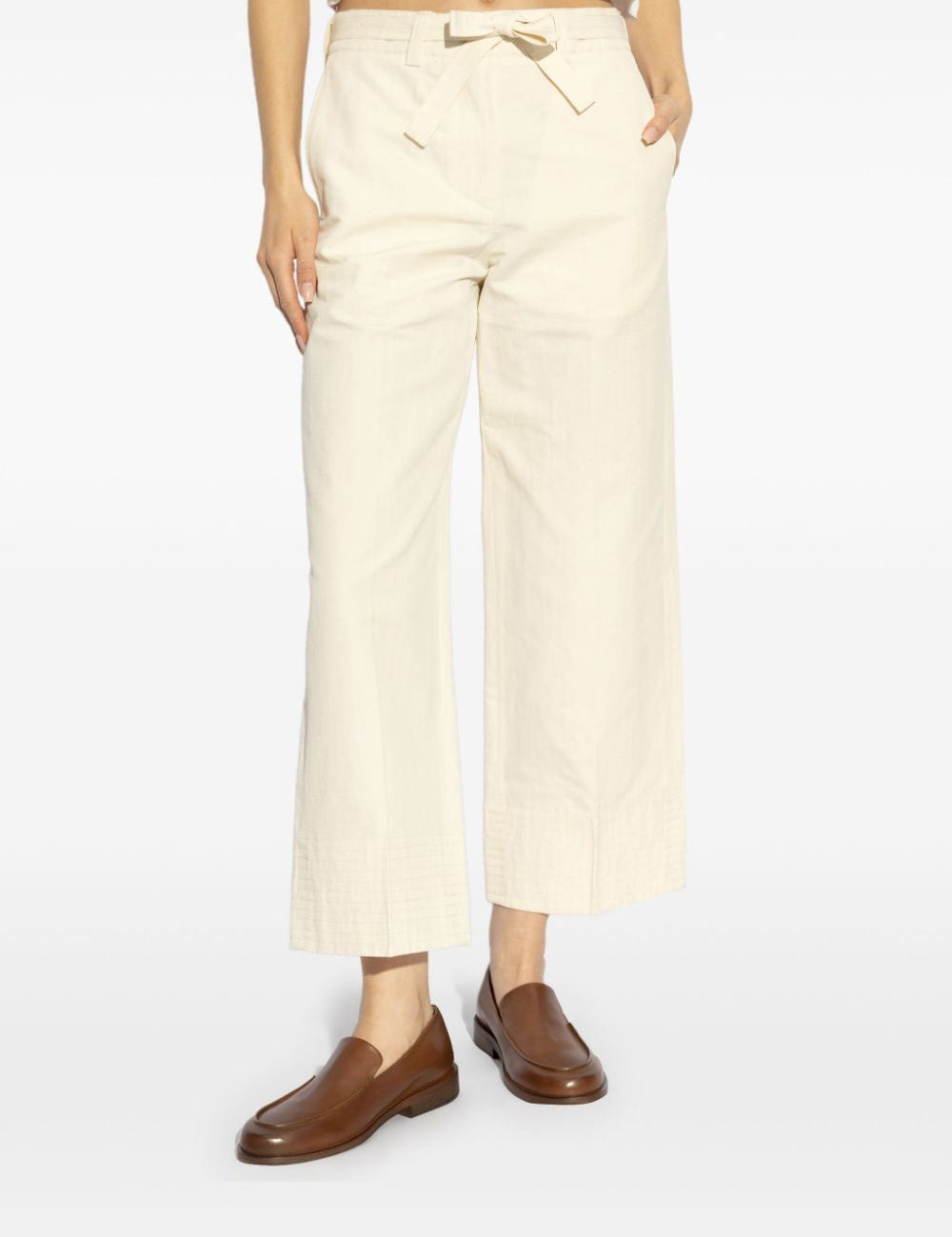 Pantaloni con lacci in beige A.P.C. - donna 