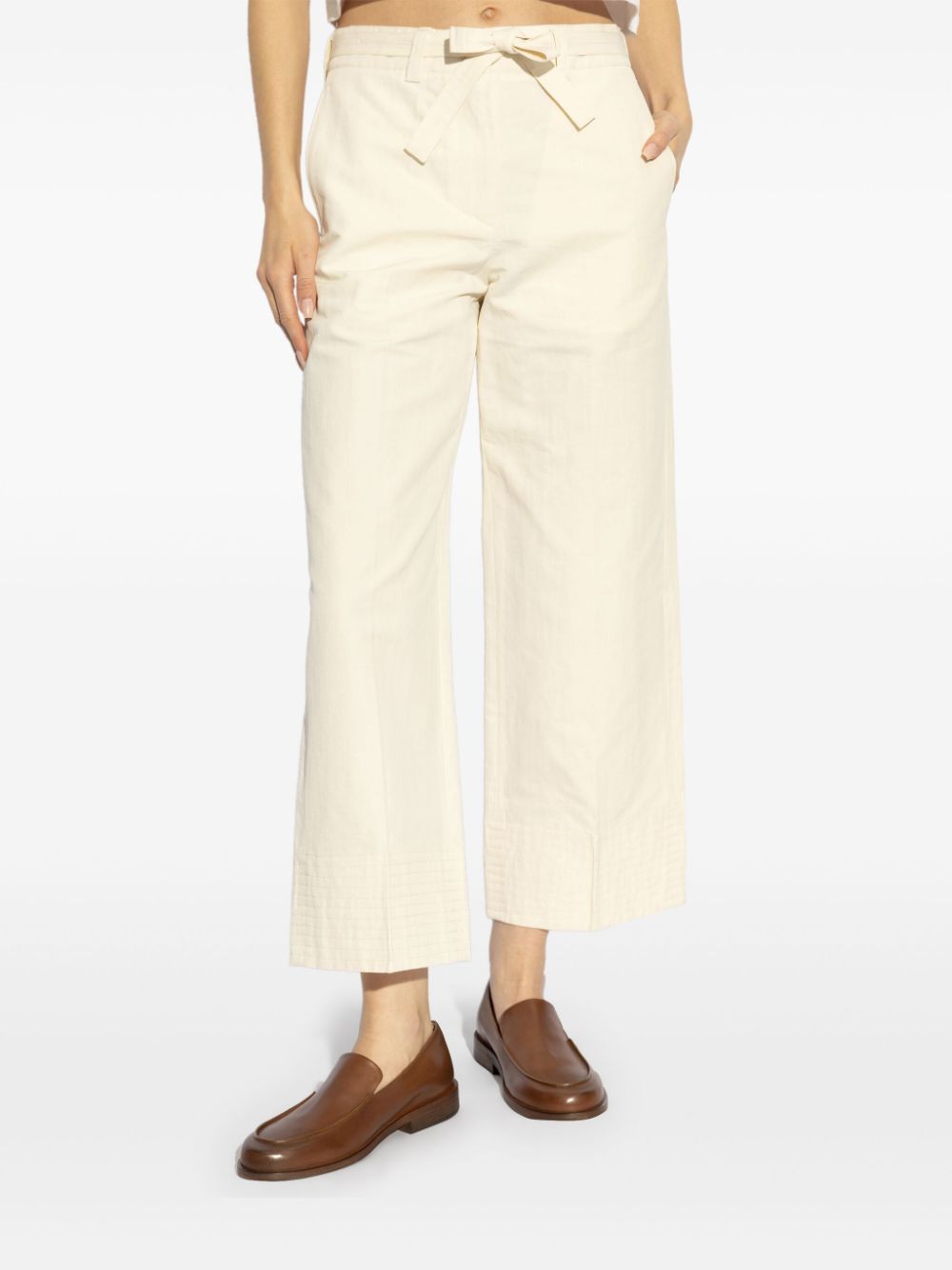 Pantaloni con lacci in beige A.P.C. - donna 