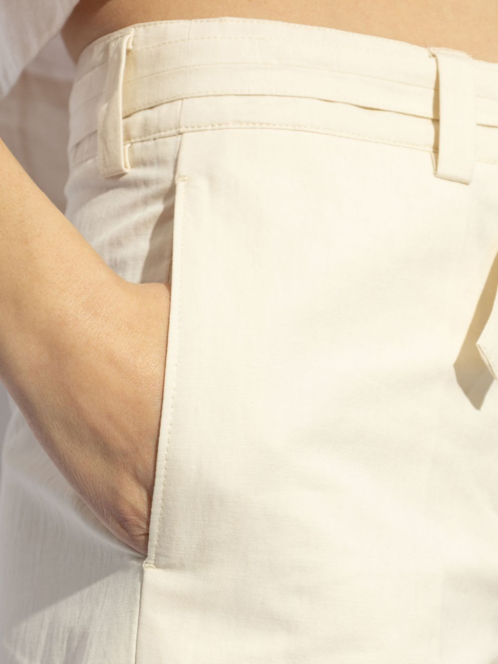 Pantaloni con lacci in beige A.P.C. - donna 