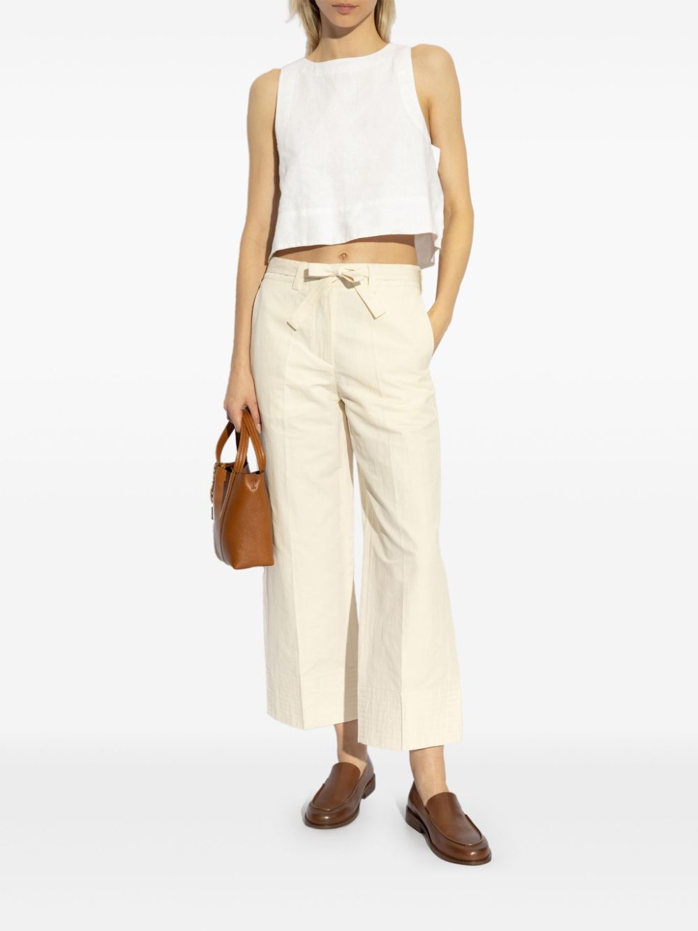 Pantaloni con lacci in beige A.P.C. - donna 