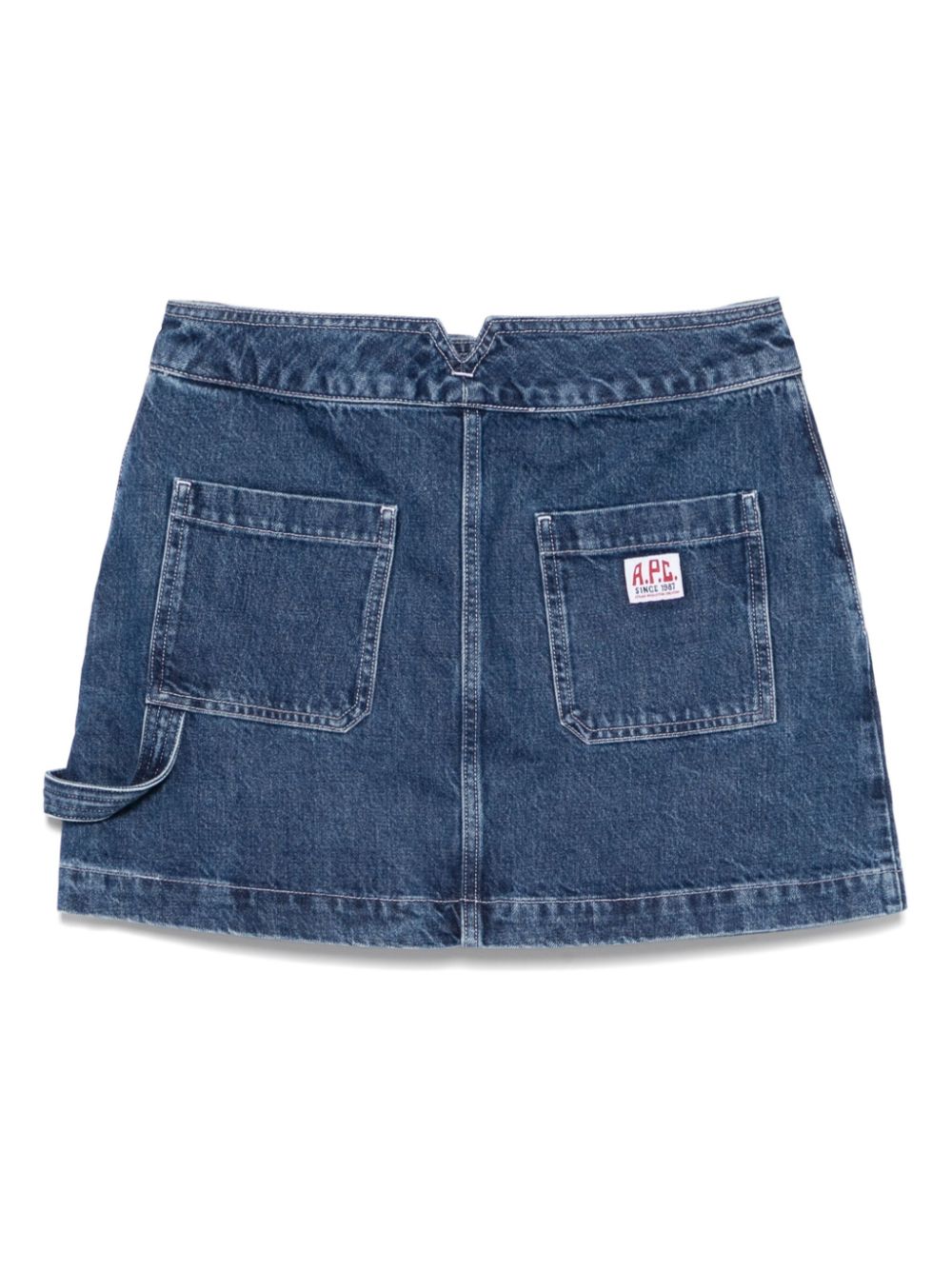 Minigonna Christie in  blu A.P.C. - donna 