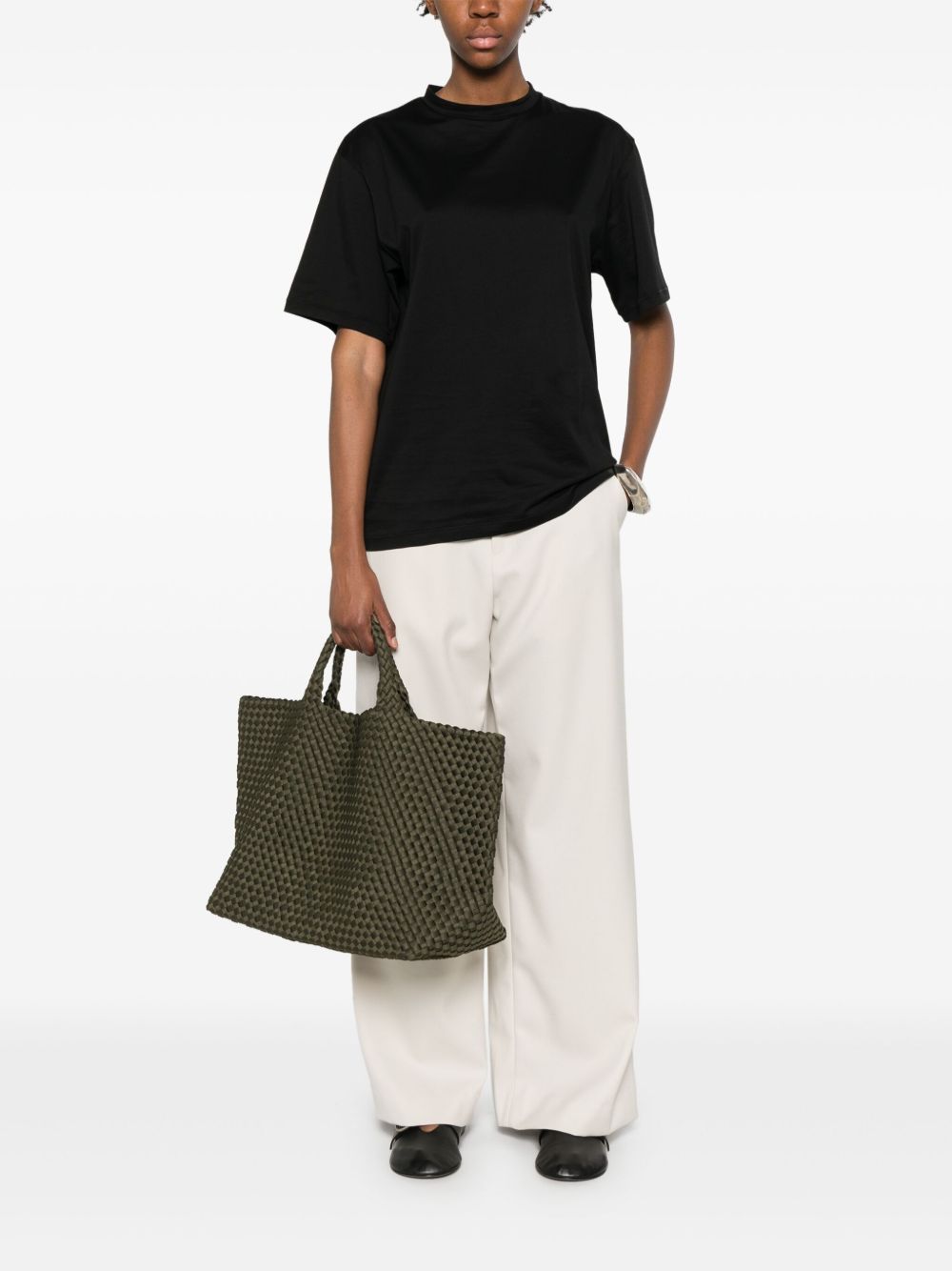 T-shirt in cotone in nero Aya muse - unisex 