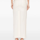 Gonna lunga a tubino in beige Aya Muse - donna 