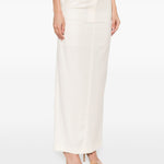Gonna lunga a tubino in beige Aya Muse - donna 