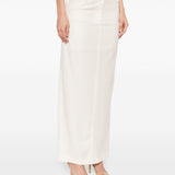 Gonna lunga a tubino in beige Aya Muse - donna 