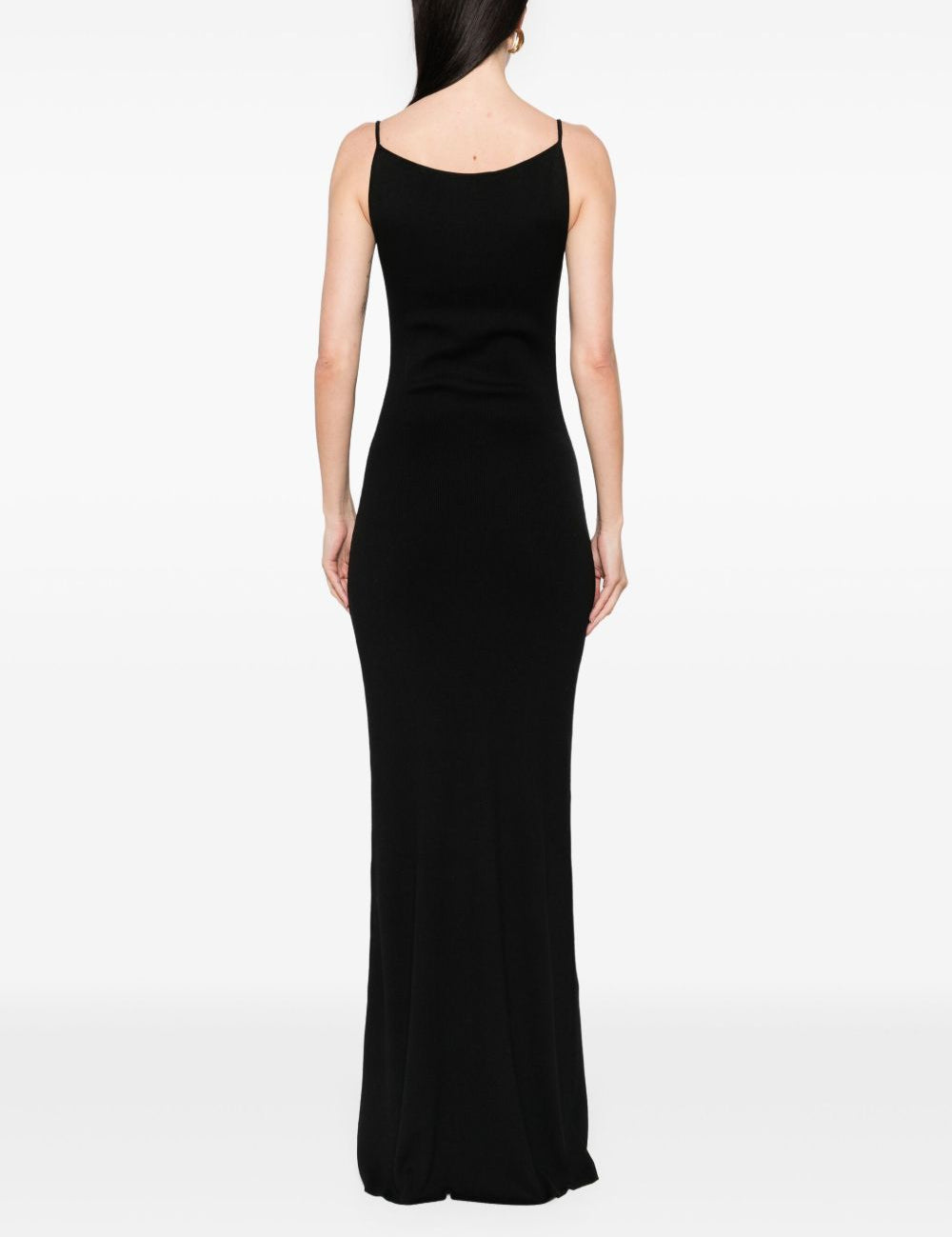Abito lungo Lyr in maglia in nero Aya Muse - donna 