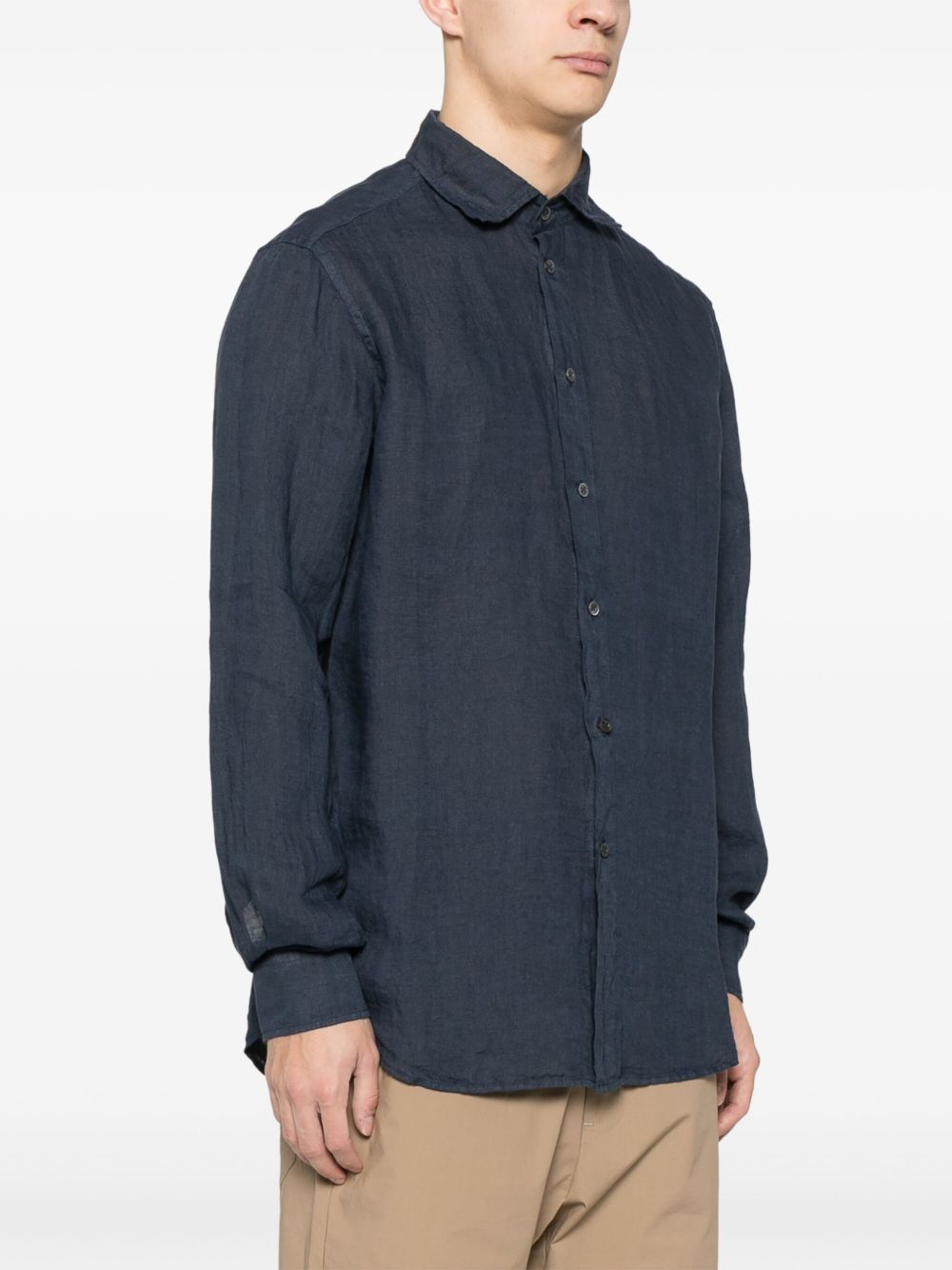 Camicia Surian Telino in blu navy Barena Venezia - uomo 