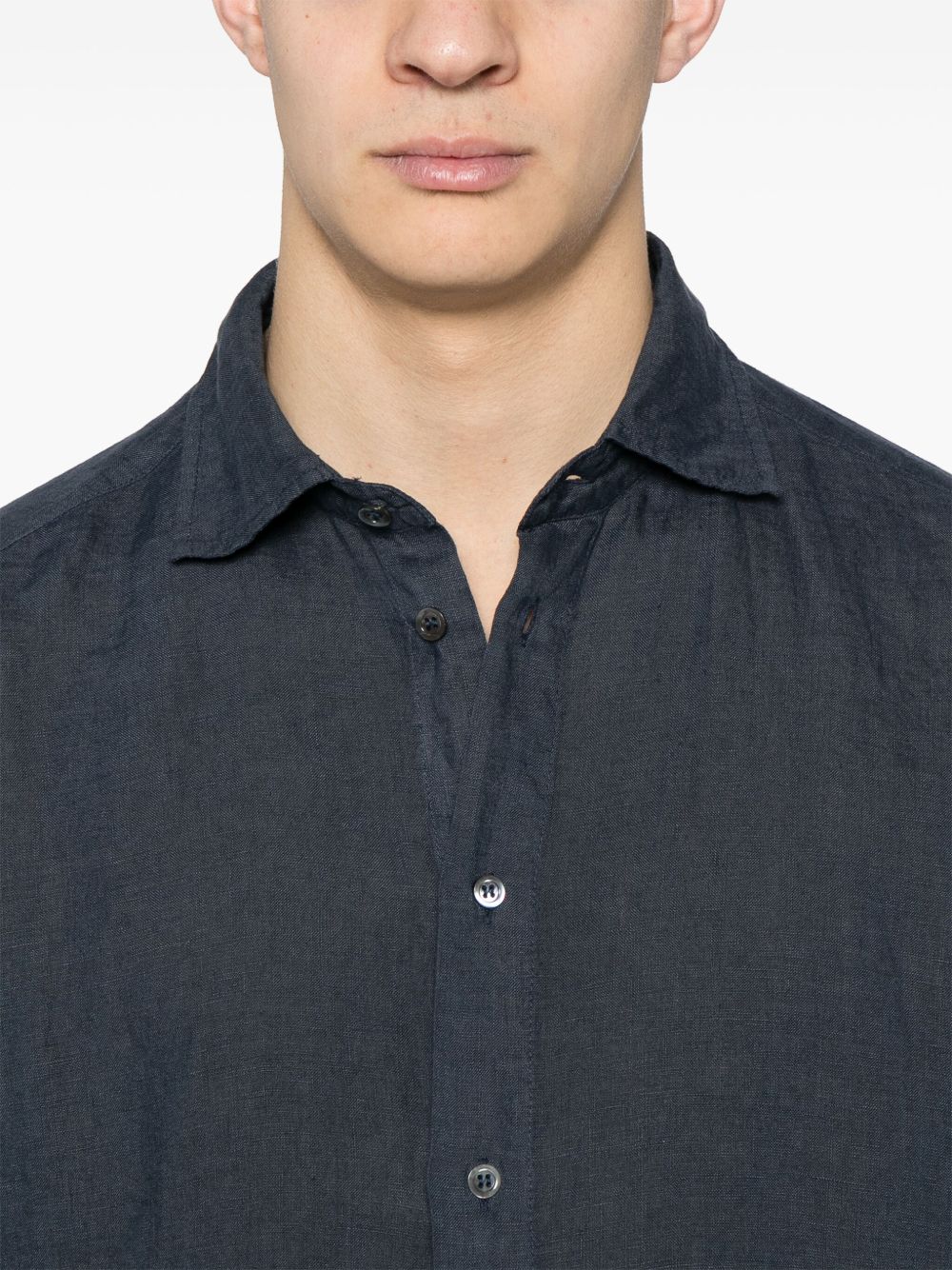 Camicia Surian Telino in blu navy Barena Venezia - uomo 