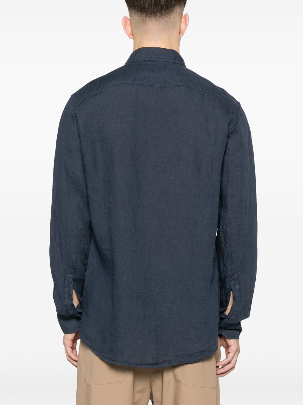 Camicia Surian Telino in blu navy Barena Venezia - uomo 