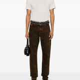 T-shirt con logo in bianco Carrer - uomo 