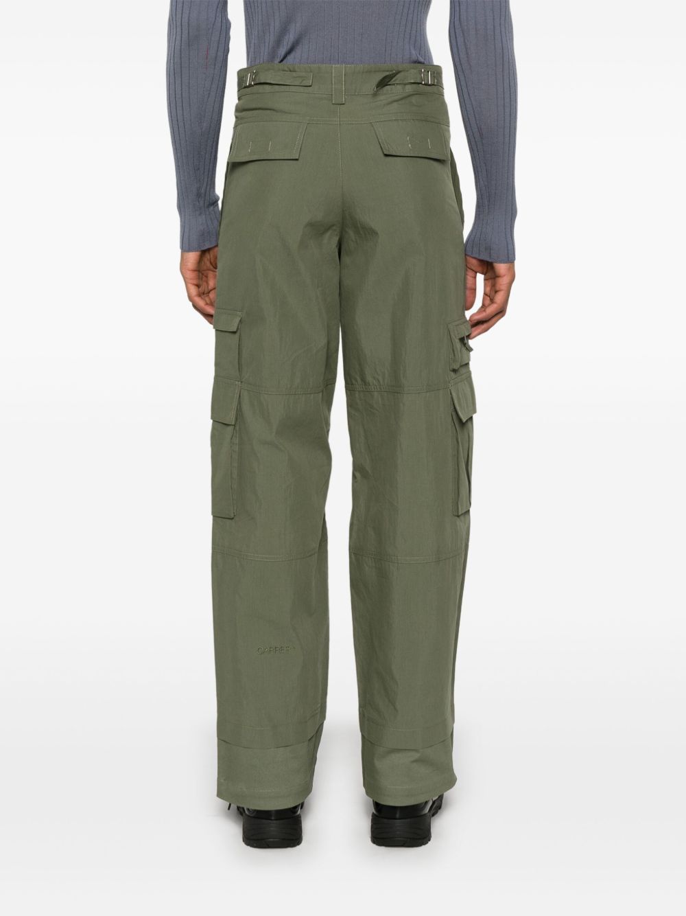 Pantaloni cargo cobalt in verde oliva Carrer - unisex 