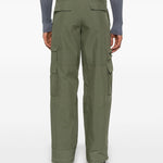Pantaloni cargo cobalt in verde oliva Carrer - unisex 