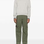 Pantaloni cargo cobalt in verde oliva Carrer - unisex 
