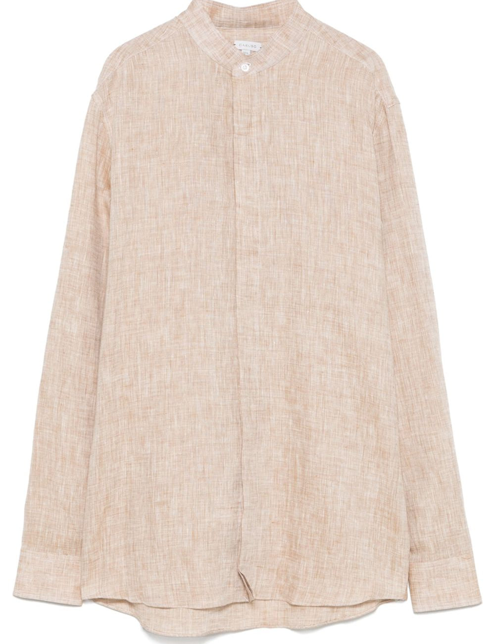 Camicia in lino in beige Caruso - uomo 