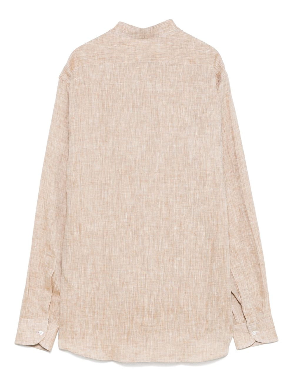 Camicia in lino in beige Caruso - uomo 