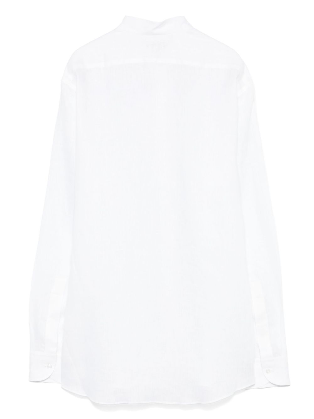 Camicia in lino in bianco Caruso - uomo 