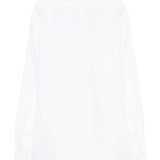 Camicia in lino in bianco Caruso - uomo 