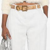 Pantaloni sartoriali in bianco Casablanca - donna 
