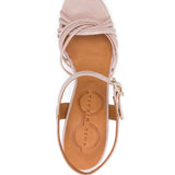 Sandali con tacco Caneti in rosa 