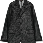 Blazer in chiffon in nero Comme Des Garçons Comme Des Garçons - donna 