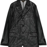 Blazer in chiffon in nero Comme Des Garçons Comme Des Garçons - donna 