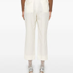 Pantaloni affusolati in bianco Comme Des Garçons - donna 