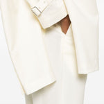 Pantaloni affusolati in bianco Comme Des Garçons - donna 