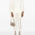 Pantaloni affusolati in bianco Comme Des Garçons - donna 