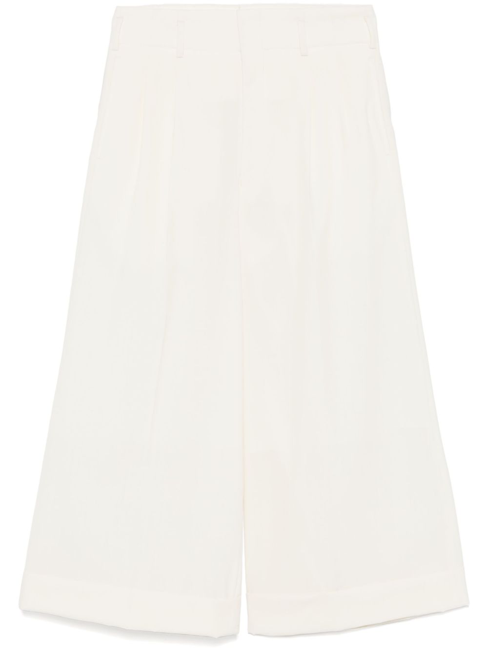 Pantaloni svasati in lana bianco Comme Des Garçons - donna 