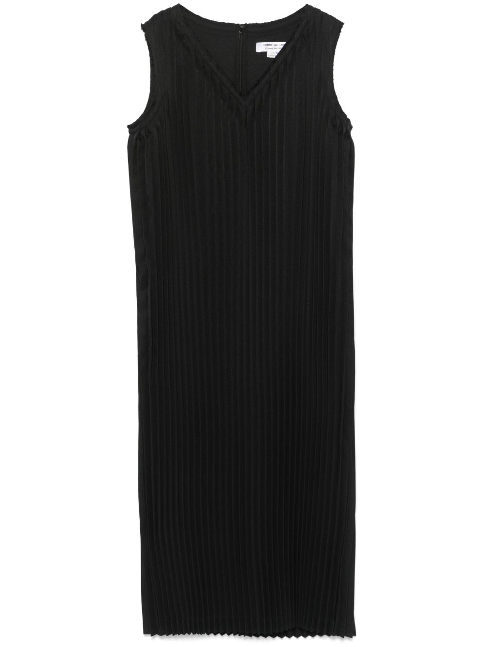 Abito midi plissé in nero Comme Des Garçons Comme Des Garçons - donna 